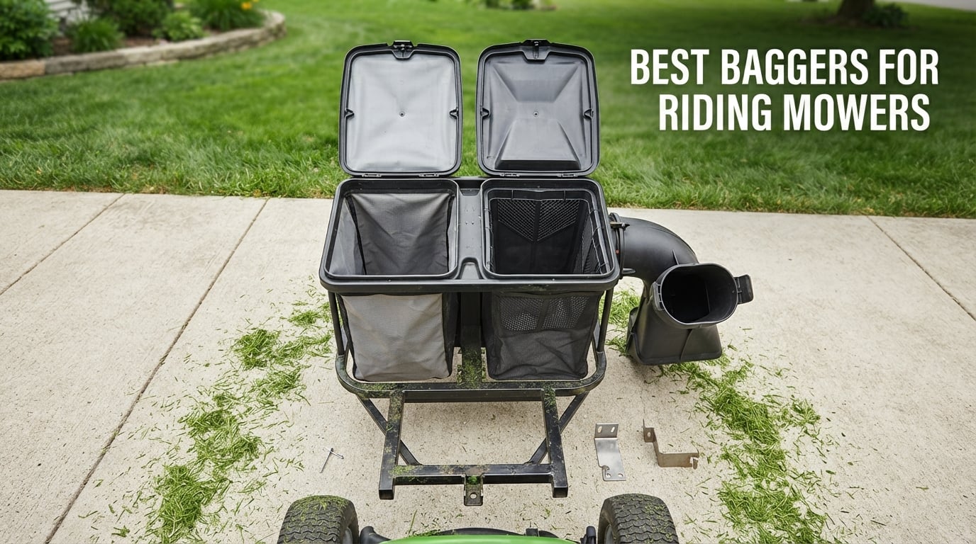 best baggers for riding mowers
