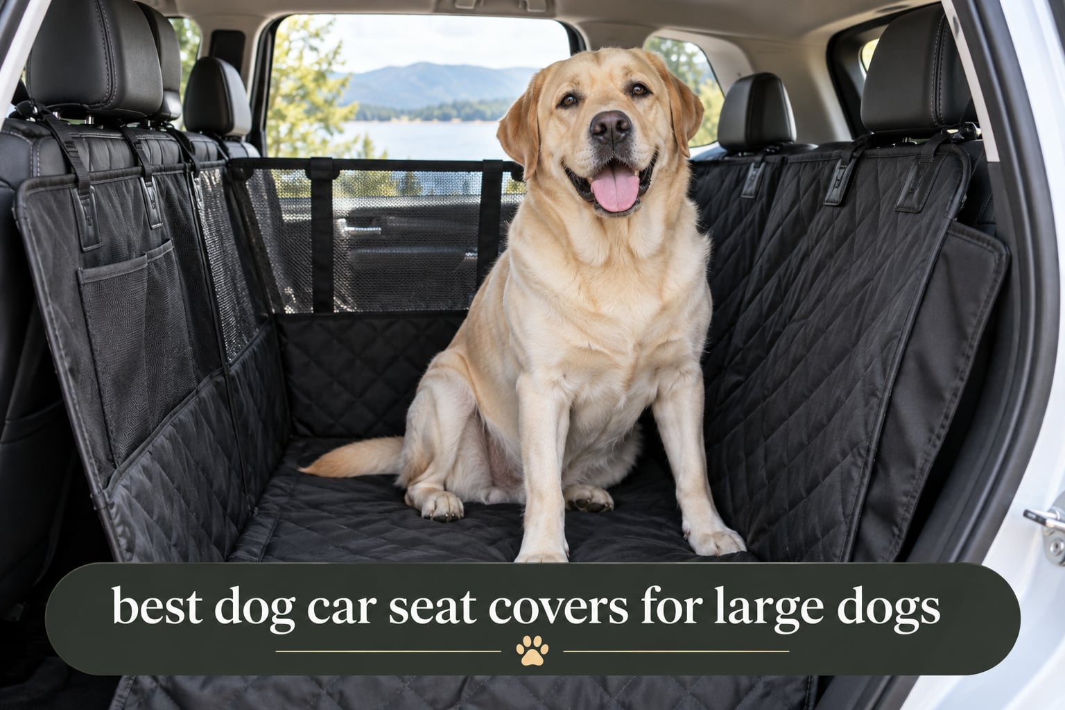 best dog car seat covers for large dogs