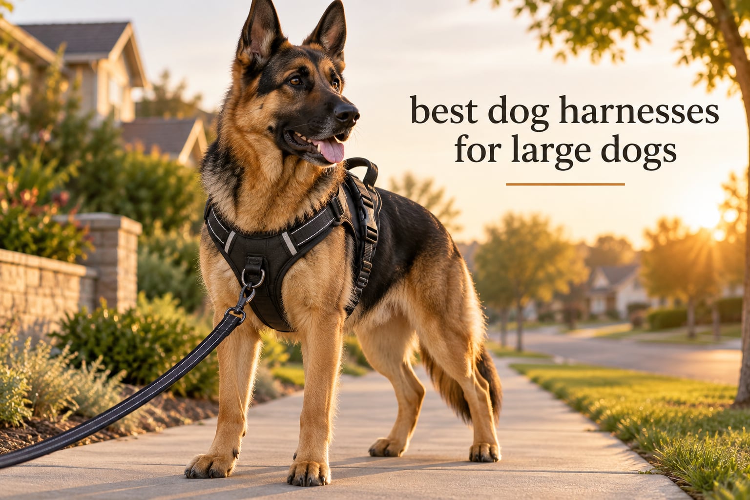 best dog harnesses for large dogs