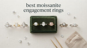 best moissanite engagement rings