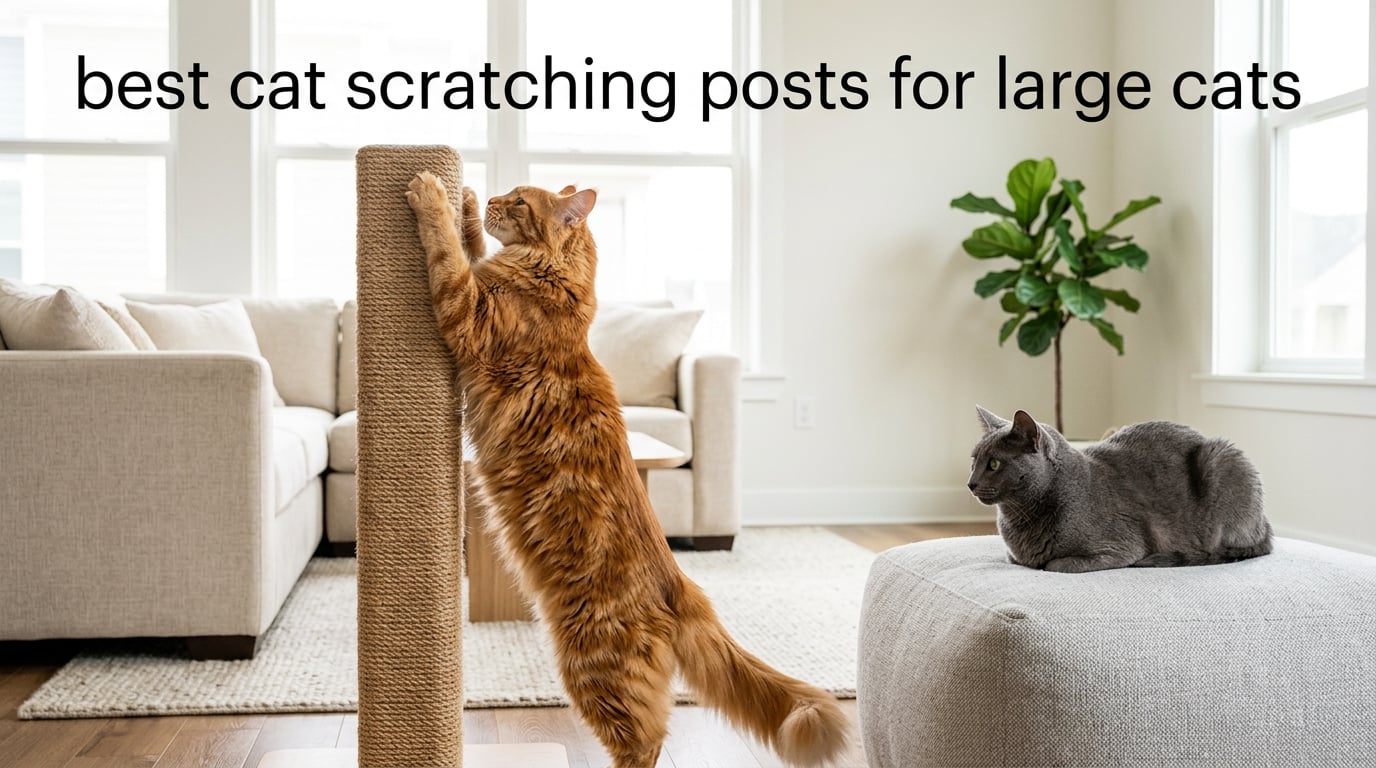 best cat scratching posts for large cats