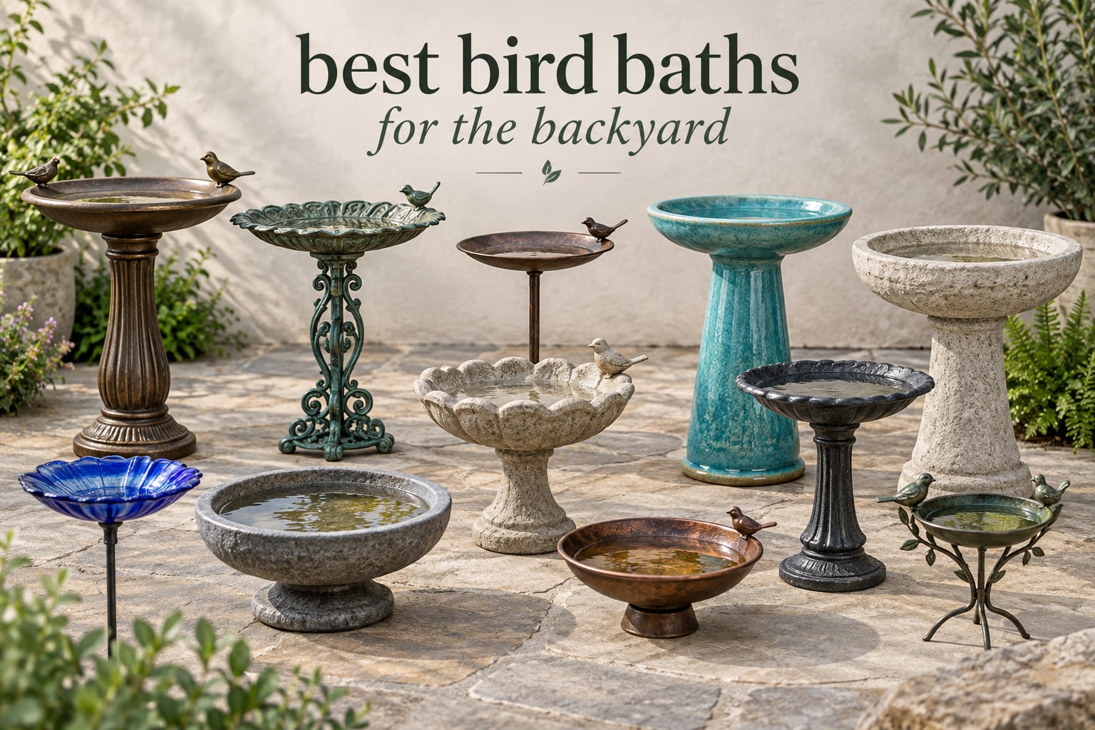 best bird baths for the backyard
