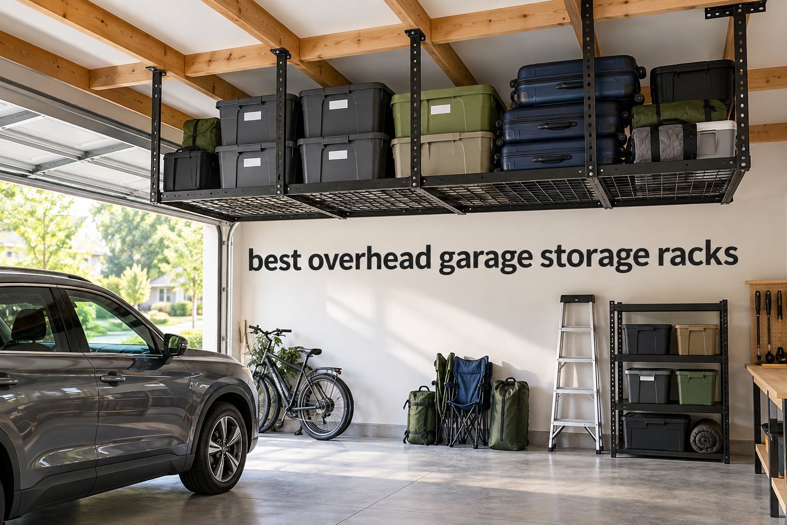 best overhead garage storage racks