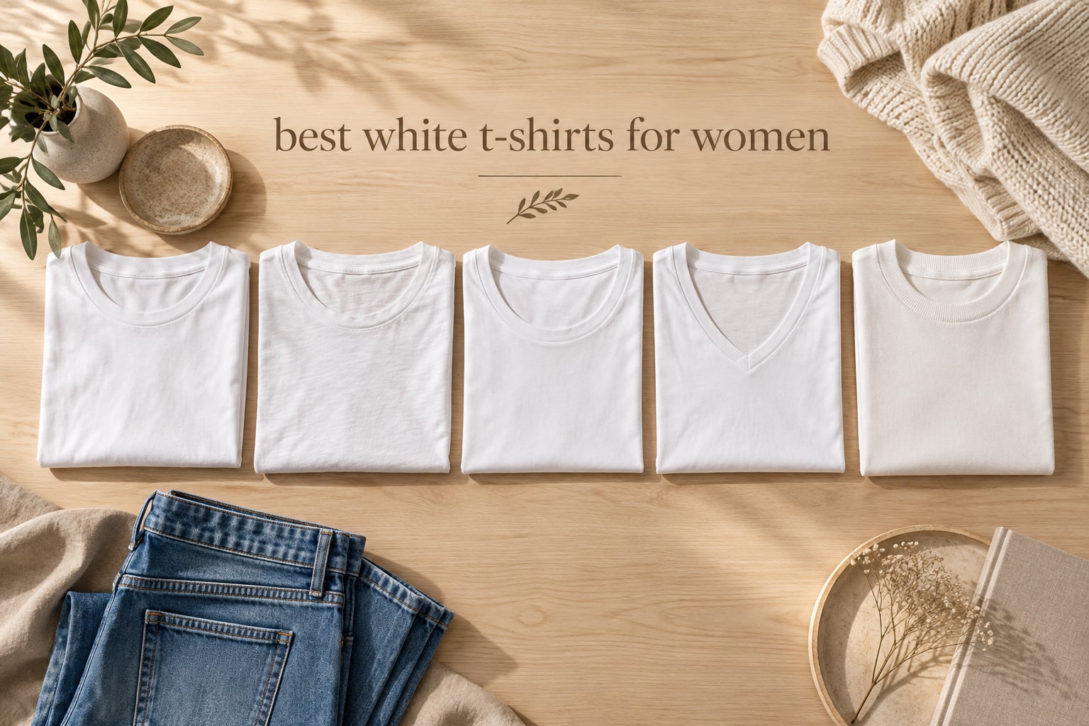 best white t-shirts for women