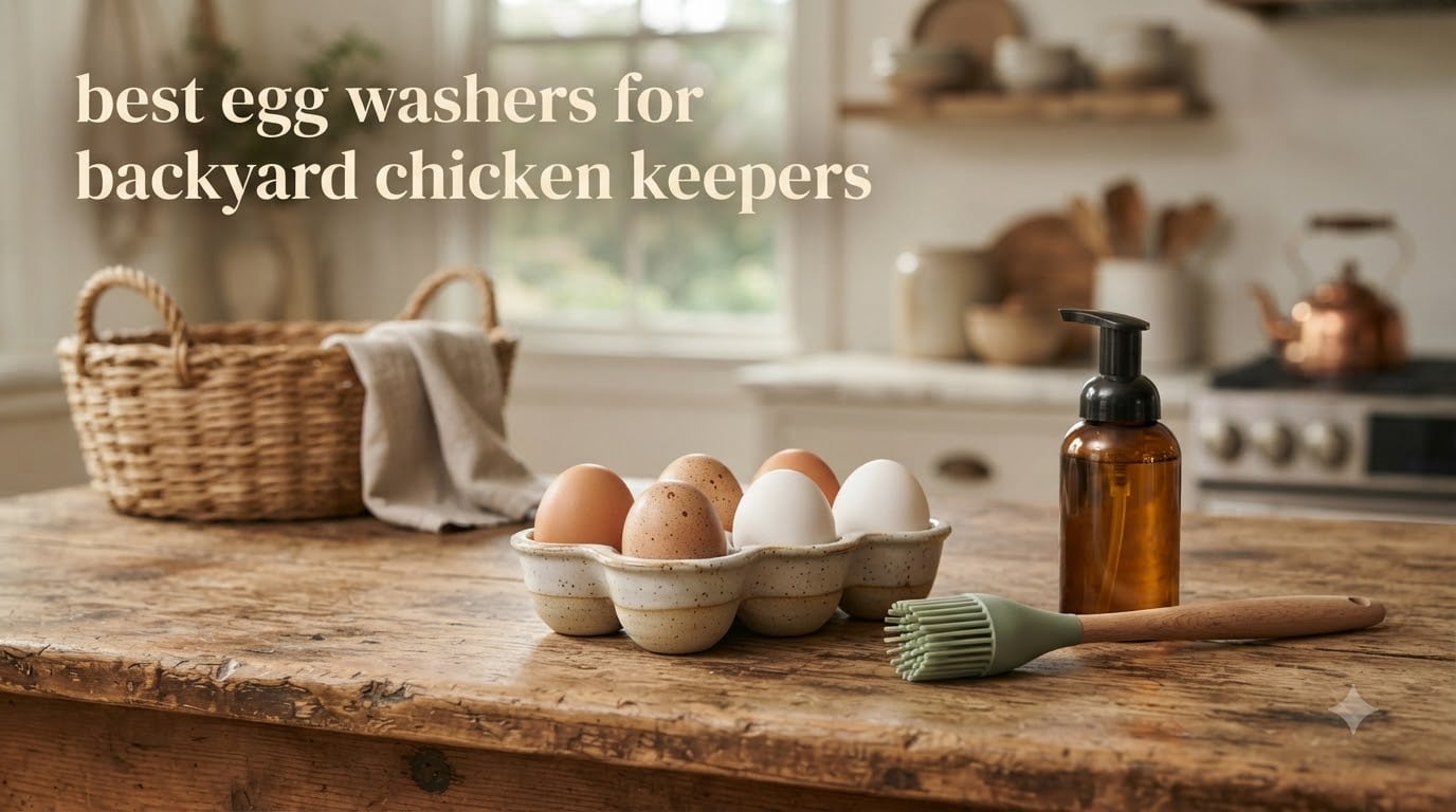 best egg washers for backyard chicken keepers
