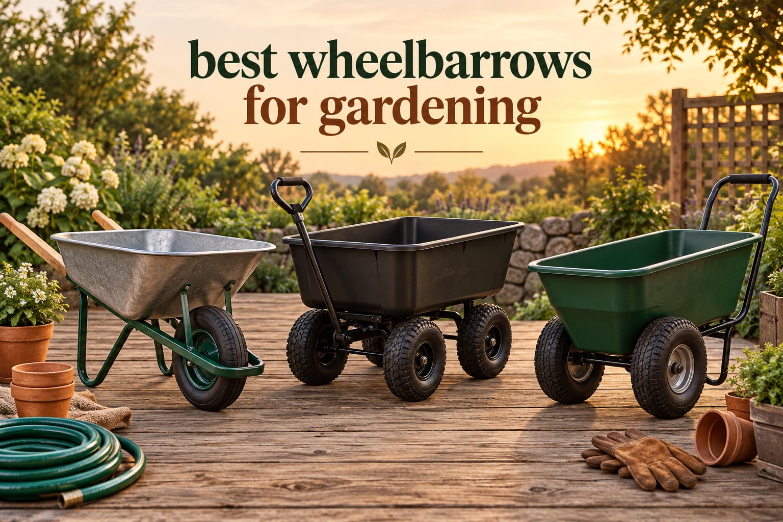 best wheelbarrows for gardening