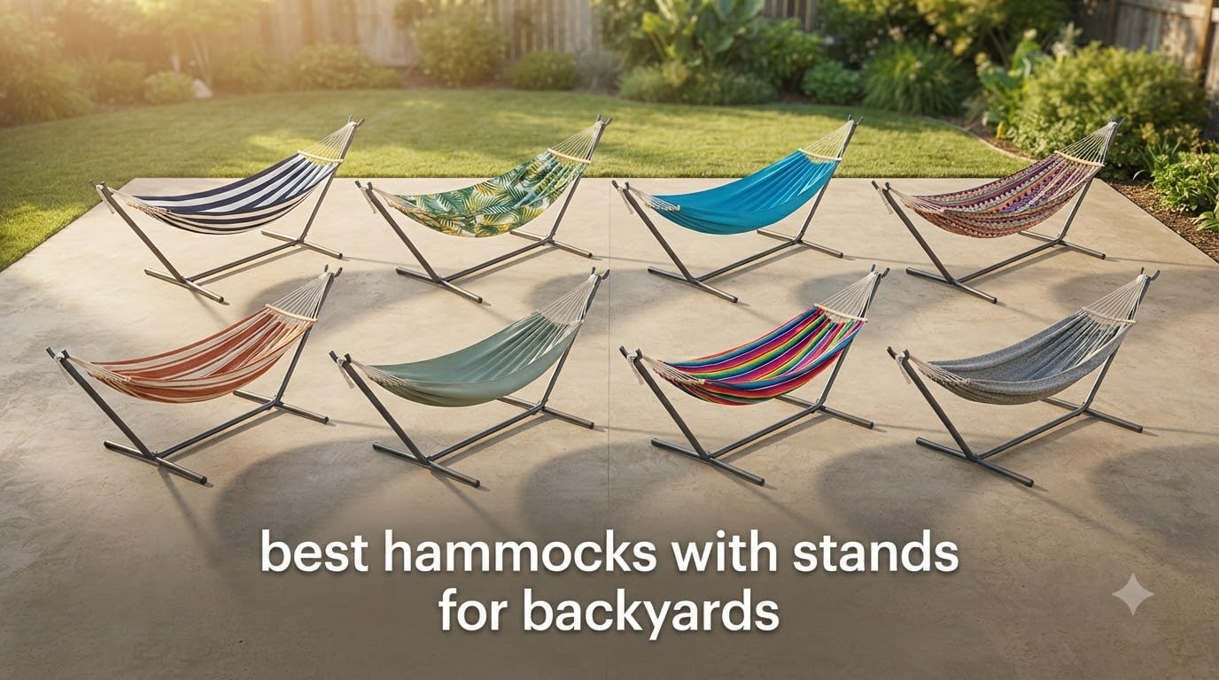 best hammocks with stands for backyards