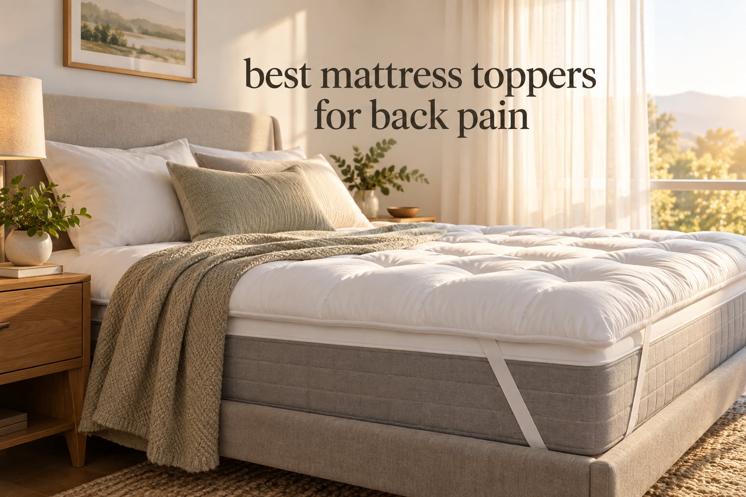 best mattress toppers for back pain