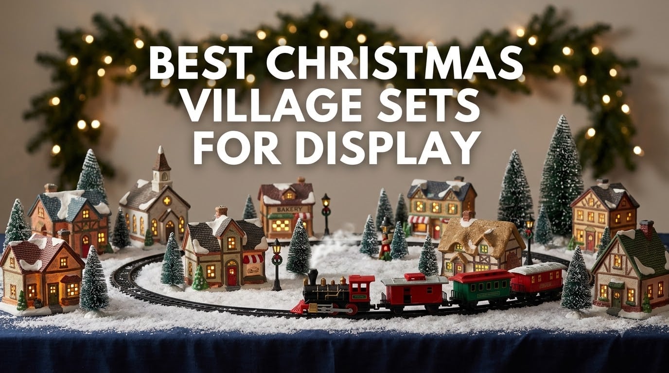 best christmas village sets for display