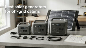 best solar generators for off-grid cabins