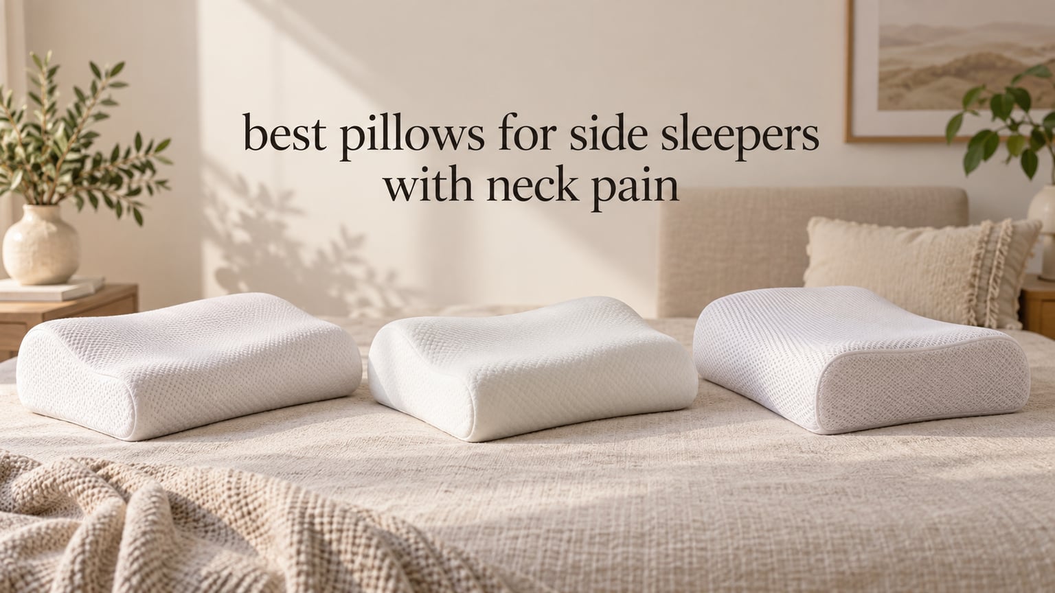 best pillows for side sleepers with neck pain