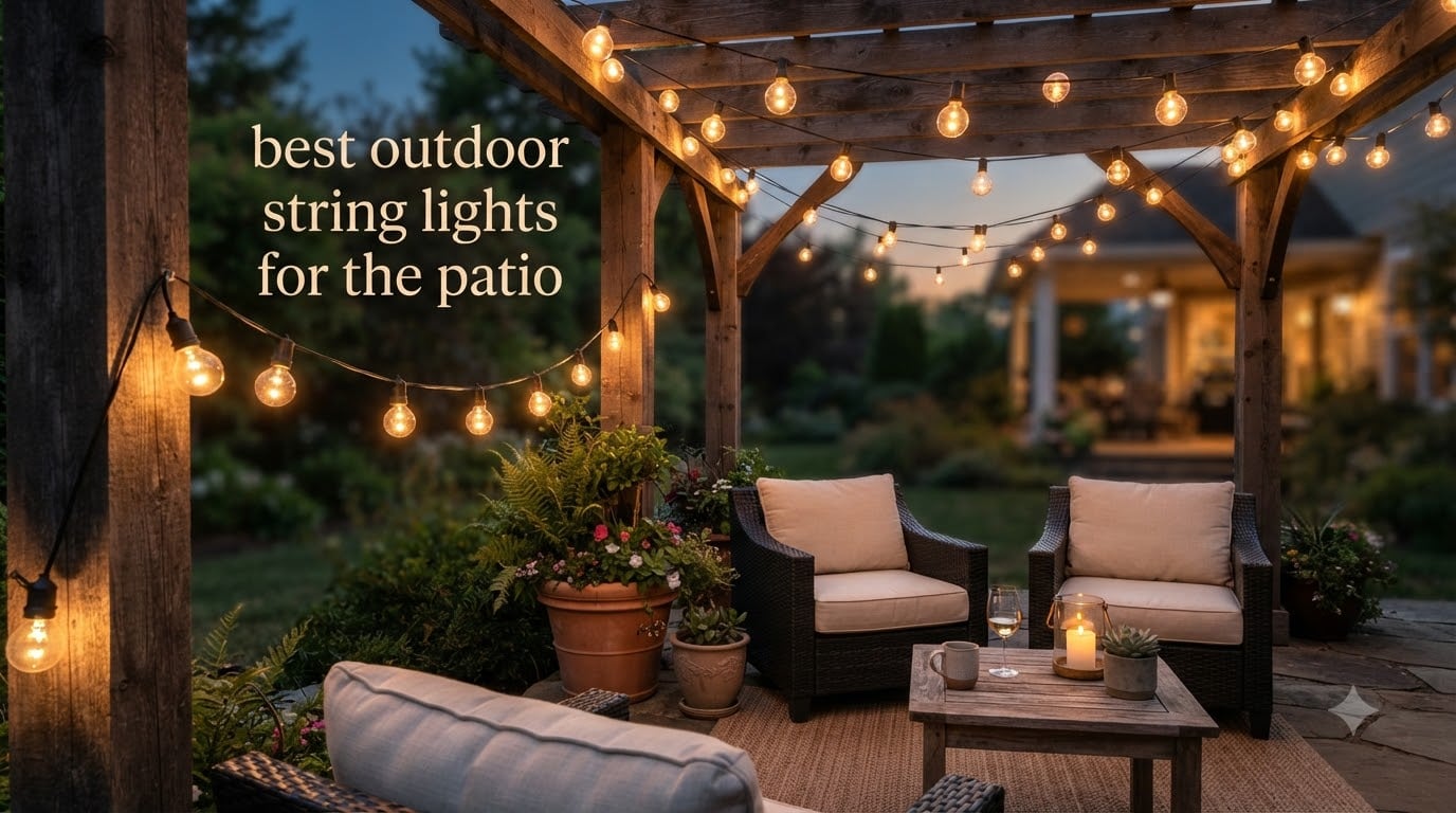 best outdoor string lights for the patio