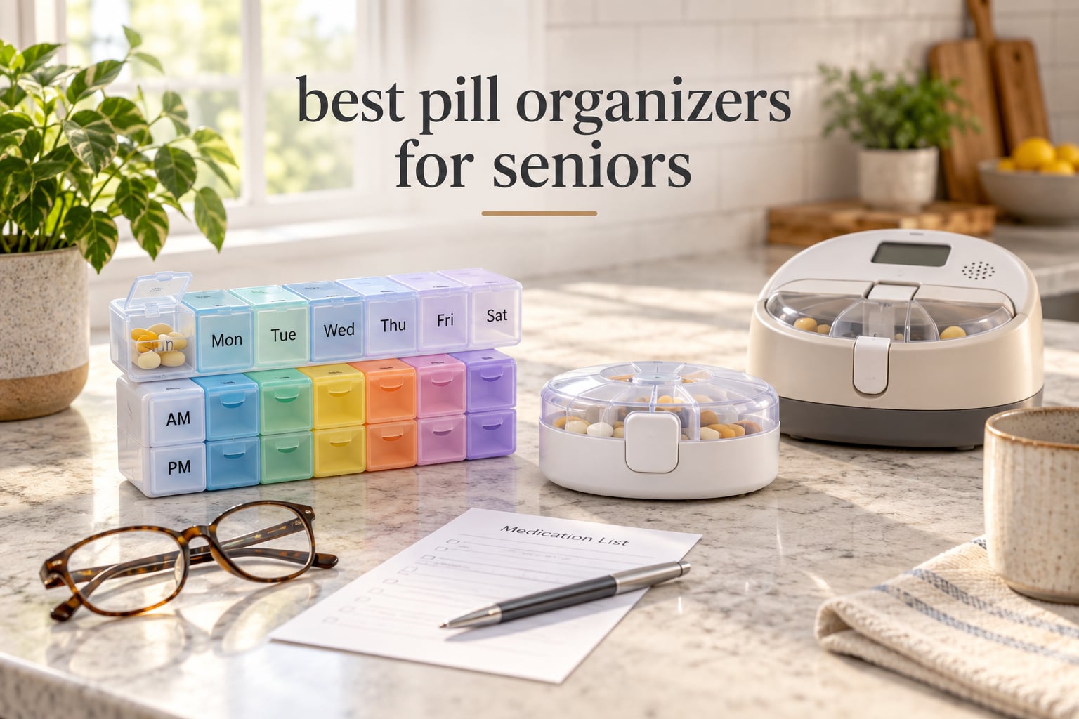 best pill organizers for seniors