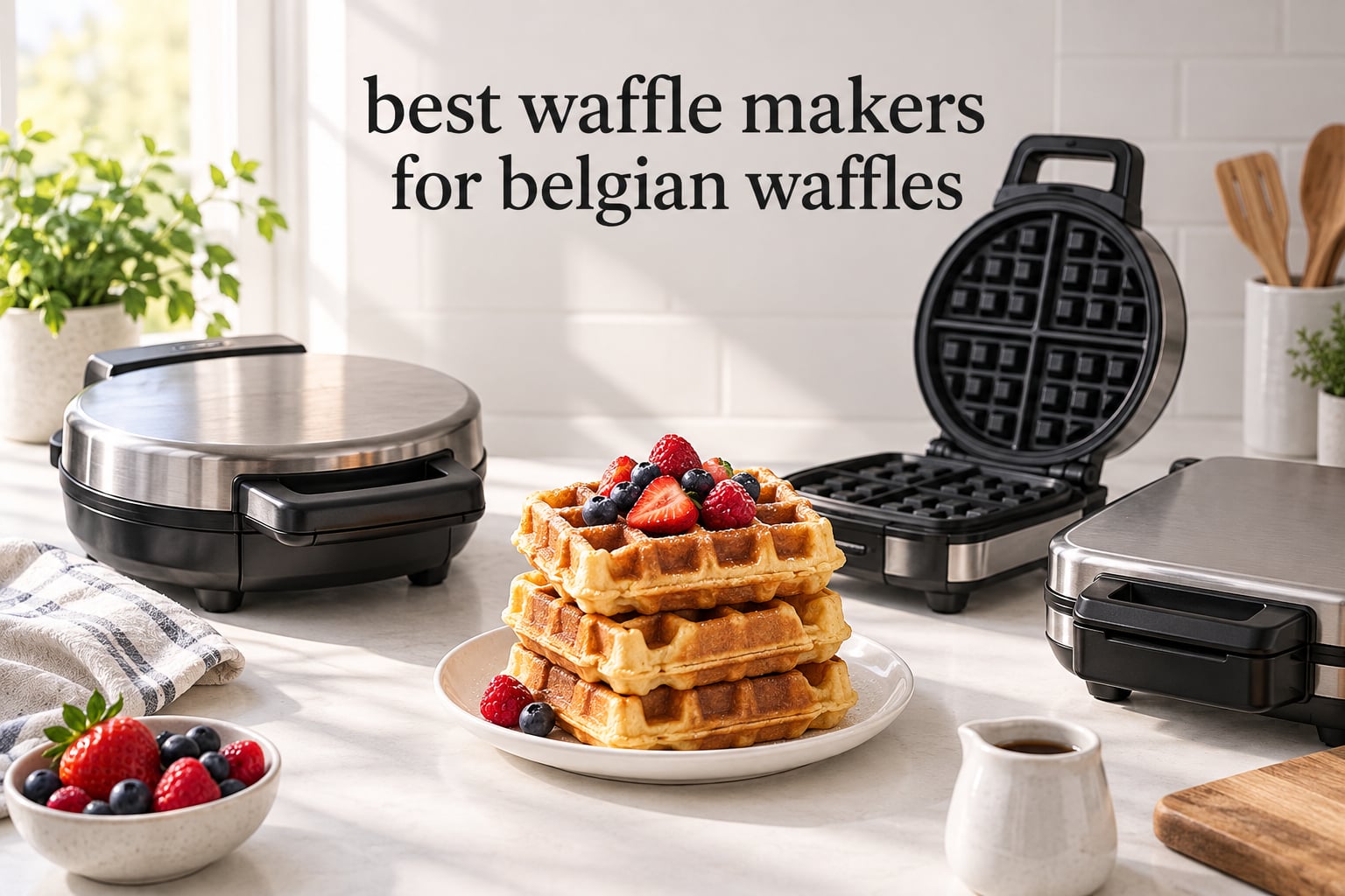 best waffle makers for belgian waffles