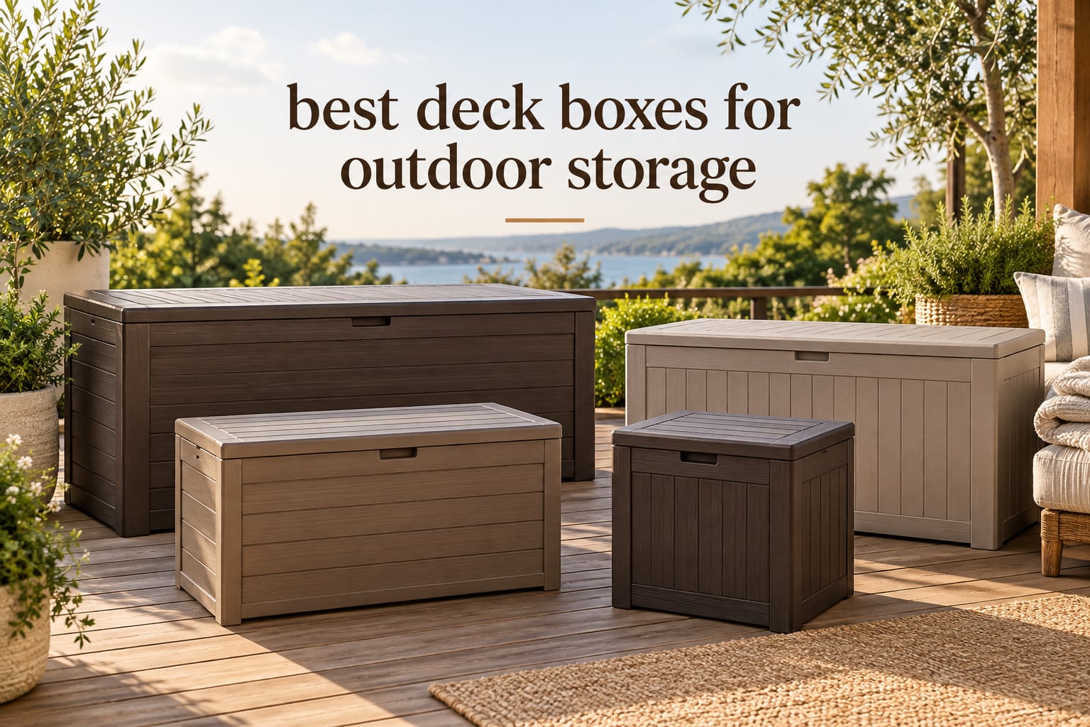 best deck boxes for outdoor storage