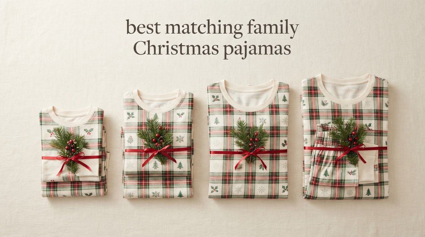 best matching family Christmas pajamas