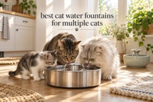 best cat water fountains for multiple cats