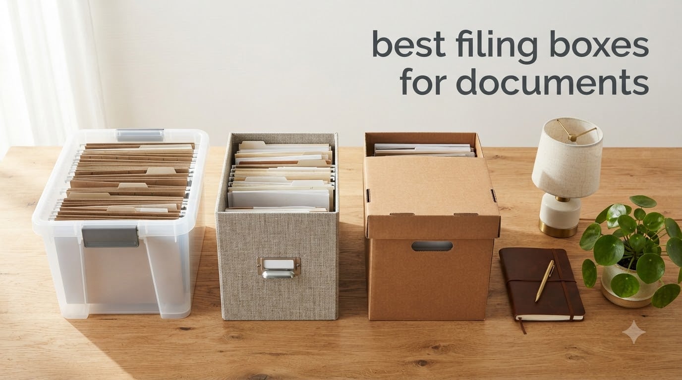 best filing boxes for documents