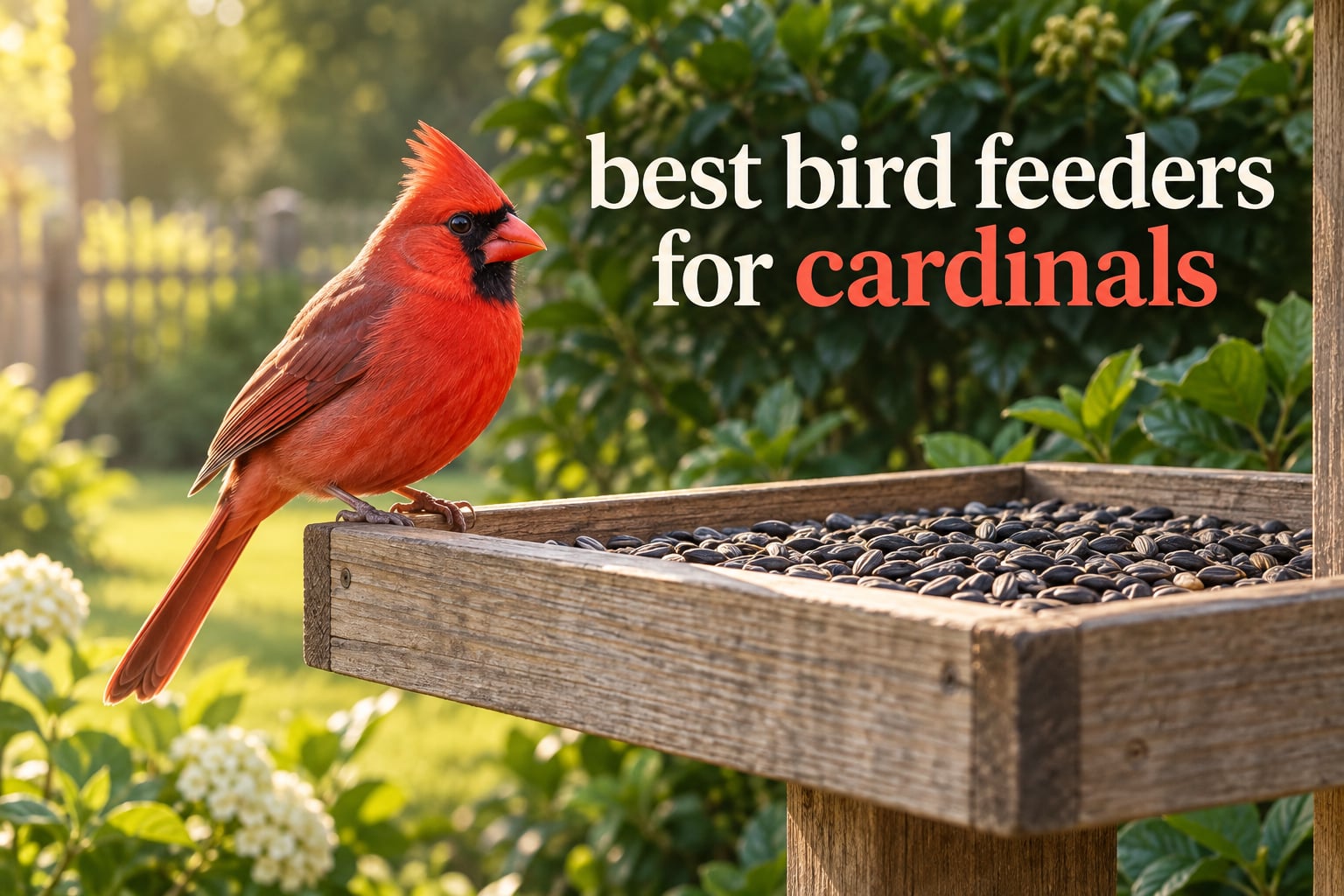best bird feeders for cardinals