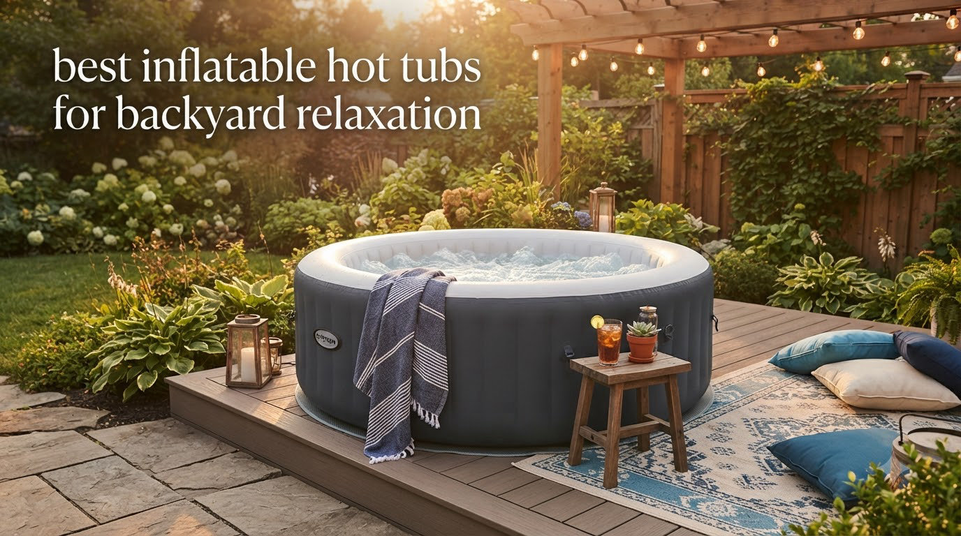best inflatable hot tubs for backyard relaxation
