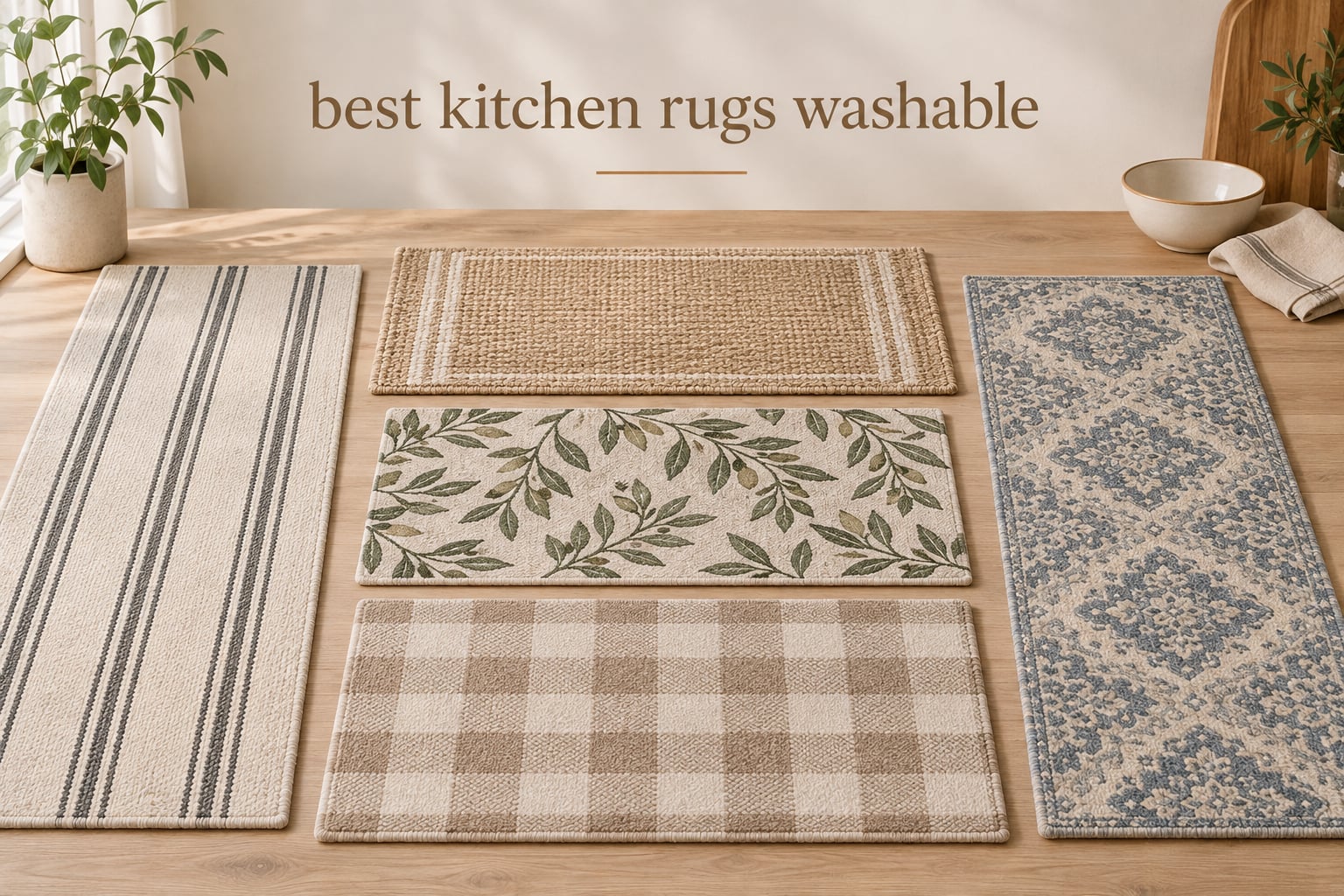 best kitchen rugs washable