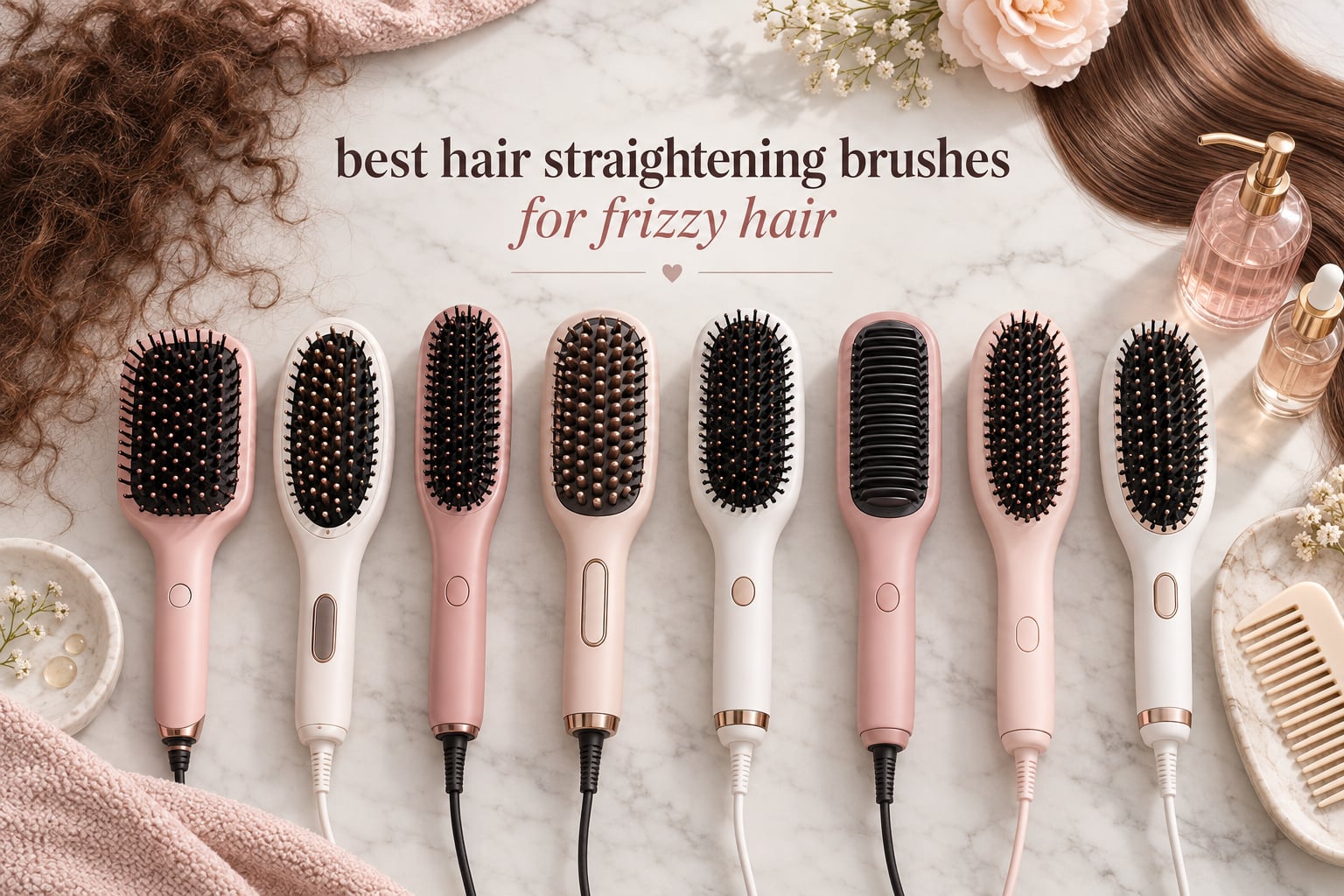 best hair straightening brushes for frizzy hair