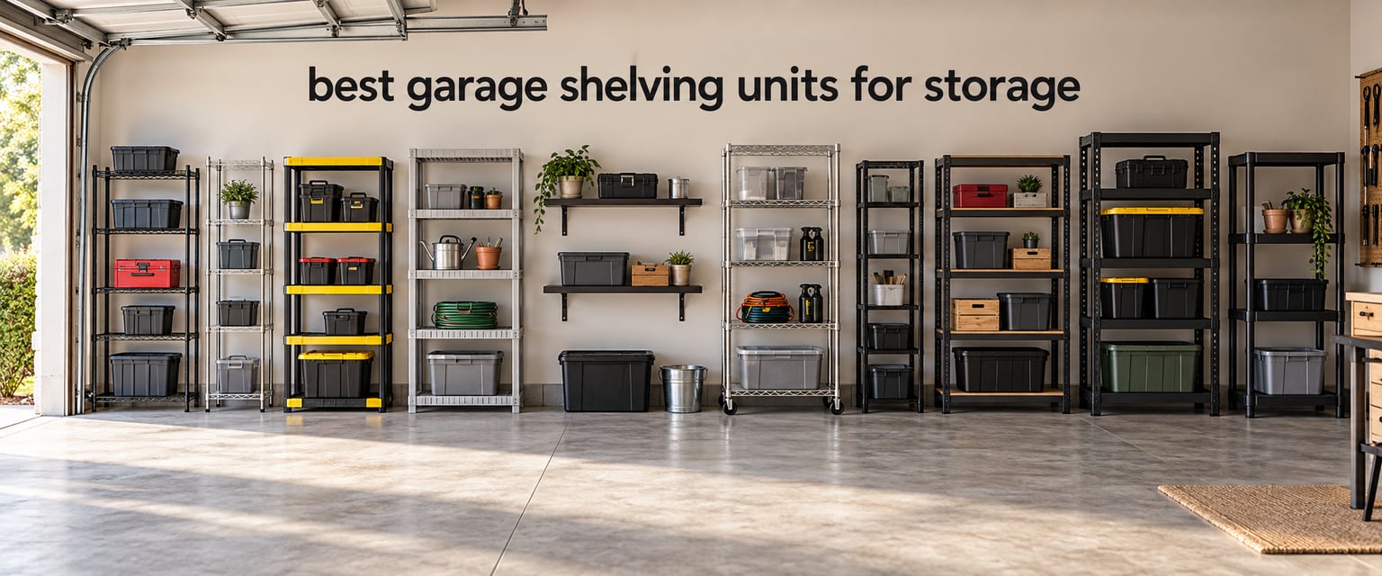 best garage shelving units for storage