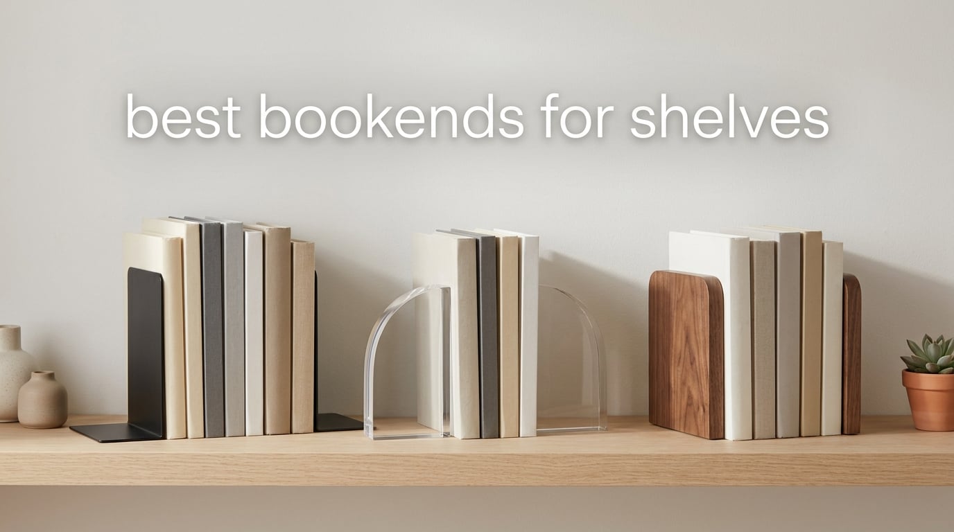 best bookends for shelves