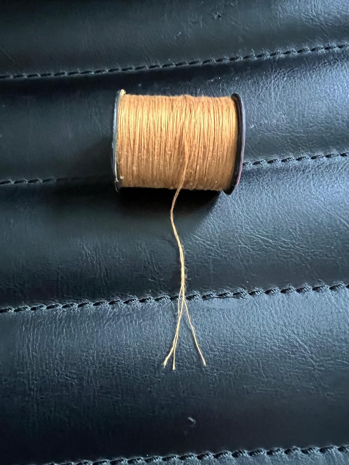 SINGER 67120 Blue Jean Thread, 100 Yards, Old Gold customer photo 1