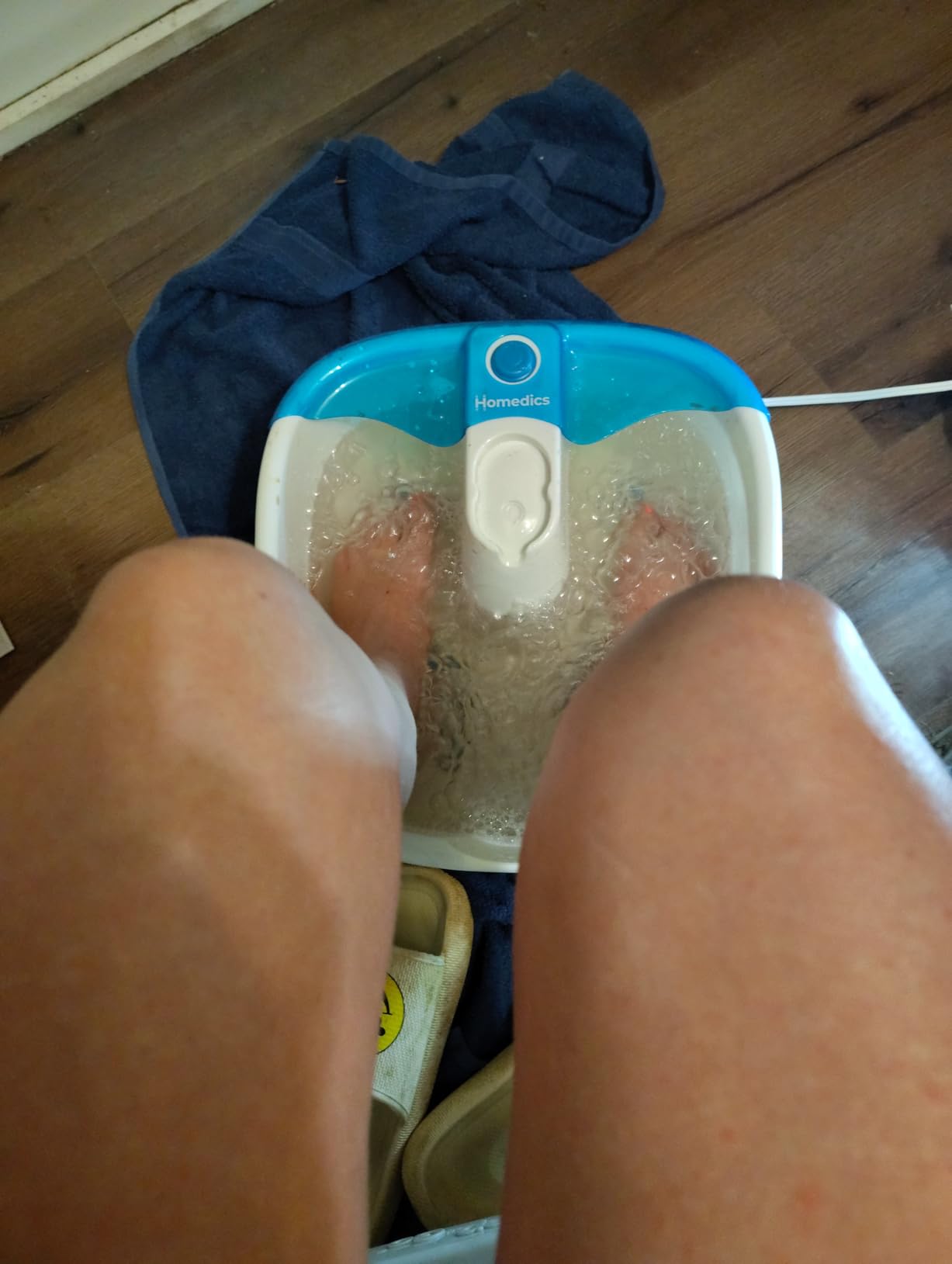 Homedics Bubble Mate Foot Spa, Toe Touch Controlled Foot Bath customer photo 1