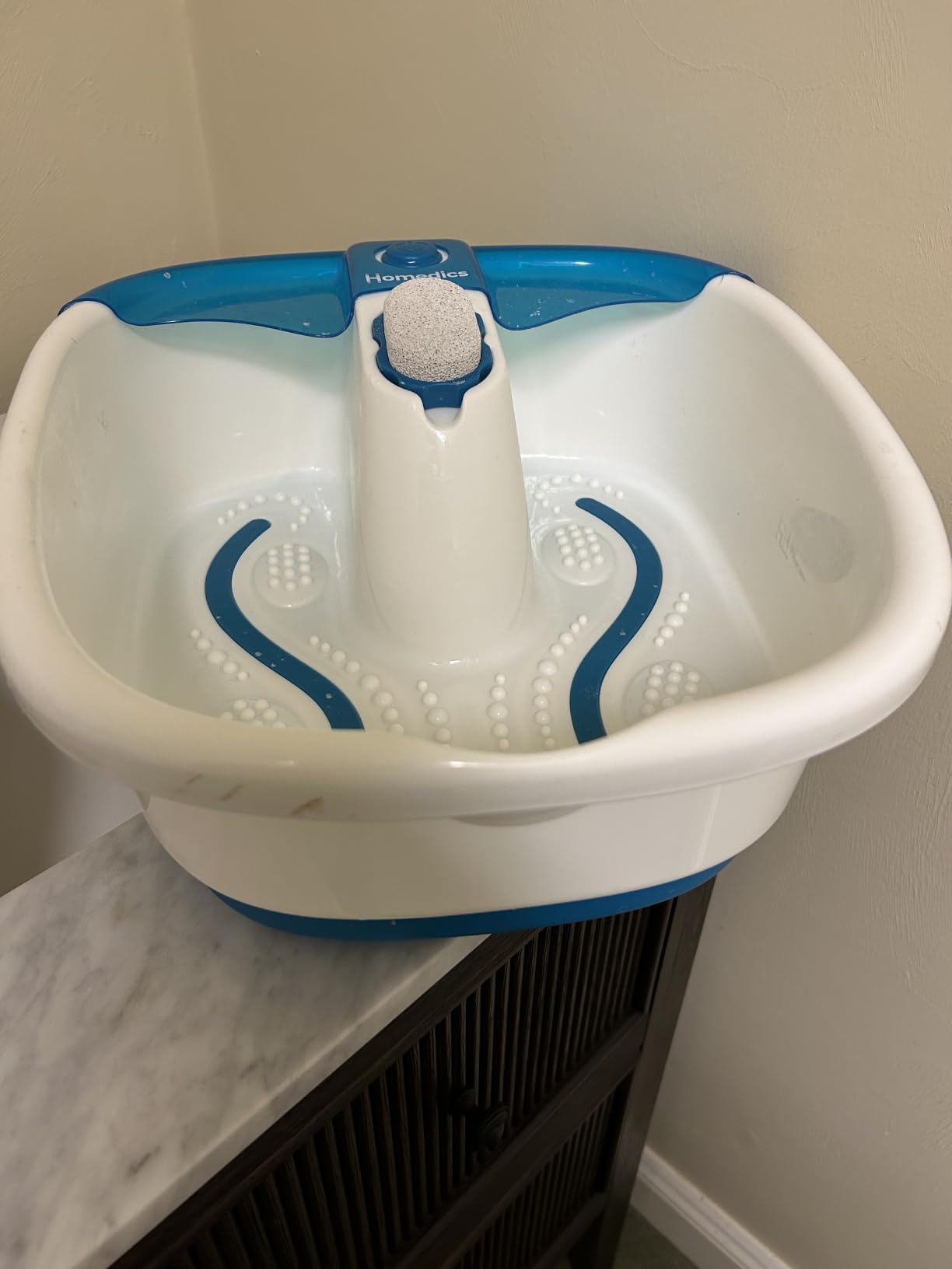 Homedics Bubble Mate Foot Spa, Toe Touch Controlled Foot Bath customer photo 2