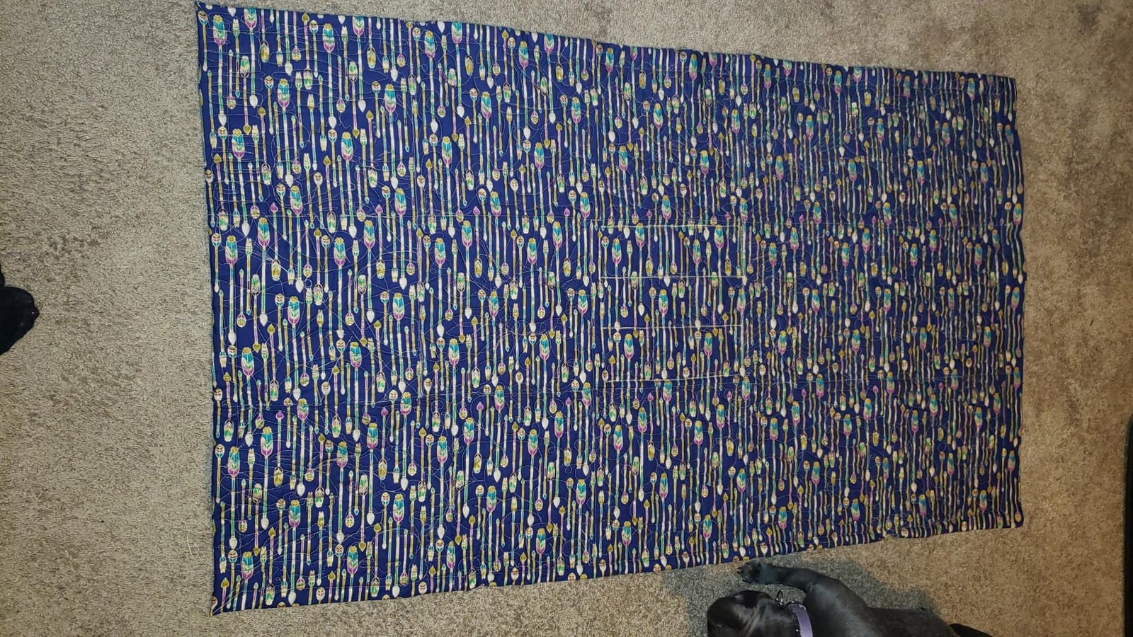 ThreadArt Heavy Duty Cotton Thread, 2500M 40/3, Denim Blue 757 customer photo 2
