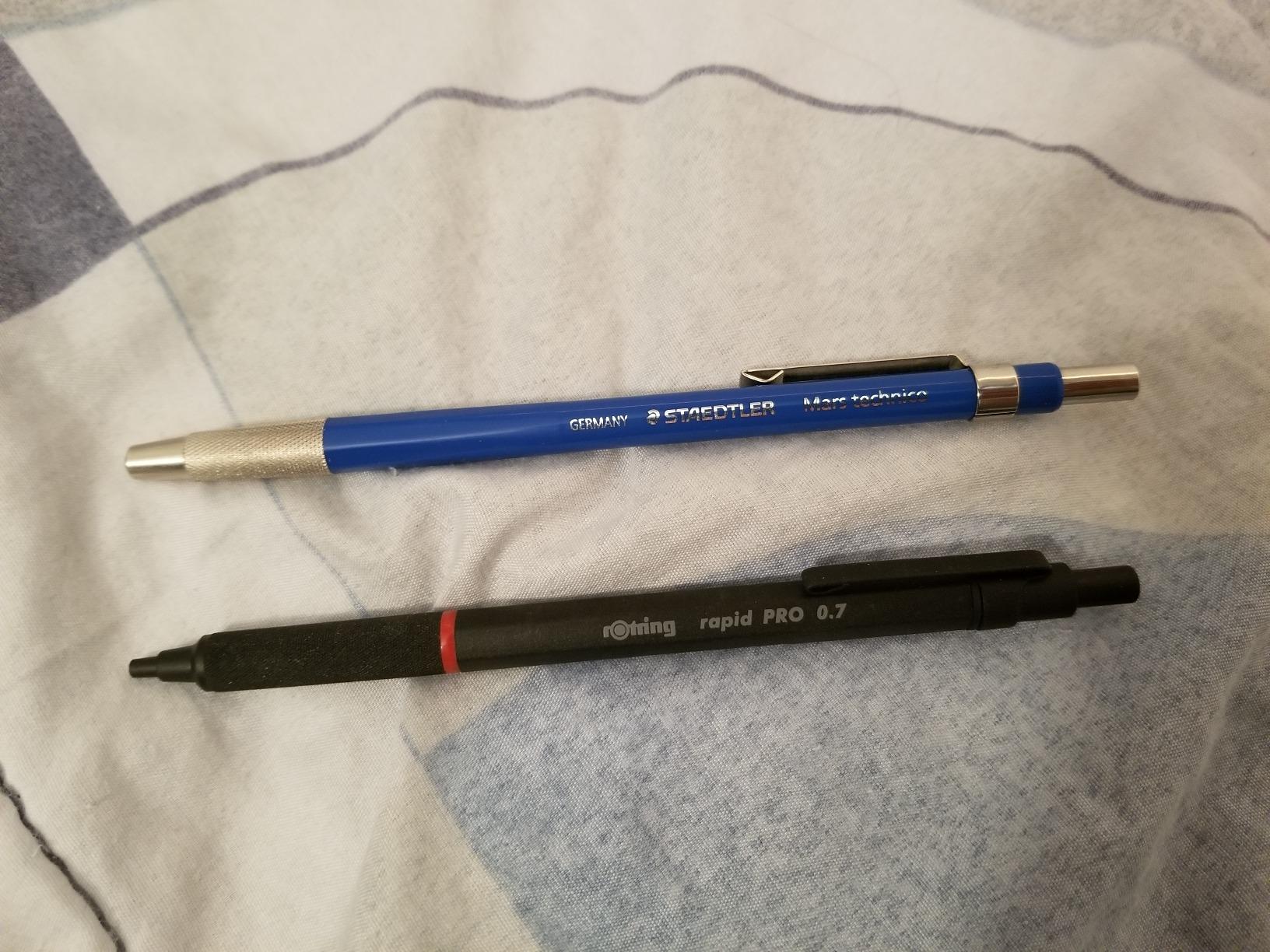 rOtring Rapid Pro Mechanical Pencil, 0.7 mm, Black customer photo 2