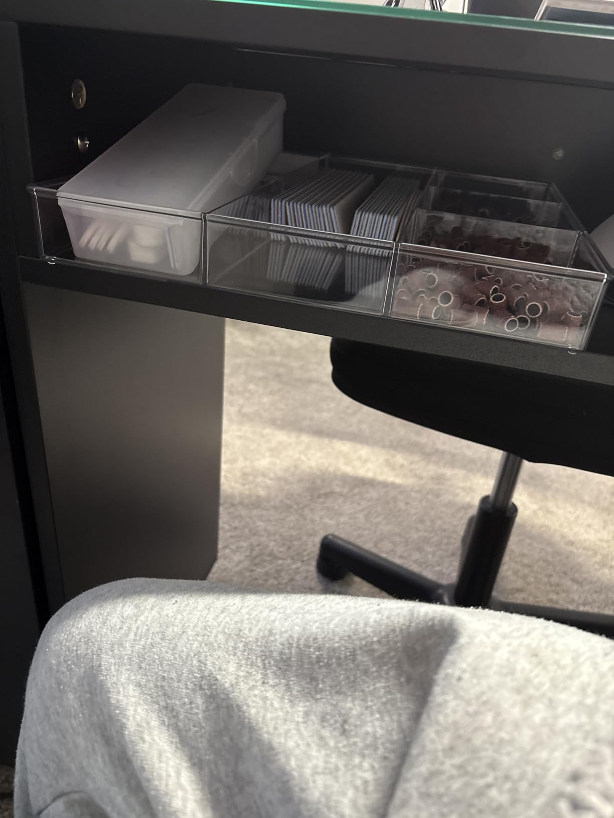 Whitmor 6-Section Clear Drawer Organizer customer photo 1