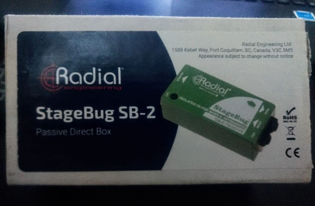 Radial StageBug SB-2 1-Channel Passive Instrument Direct Box customer photo 2