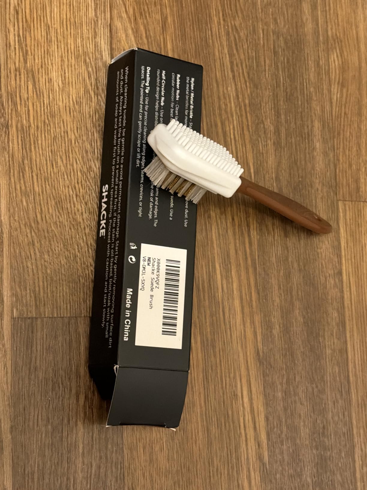 Suede Brush & Nubuck Cleaner – 4-Way Suede Cleaning Brush for Shoes customer photo 1