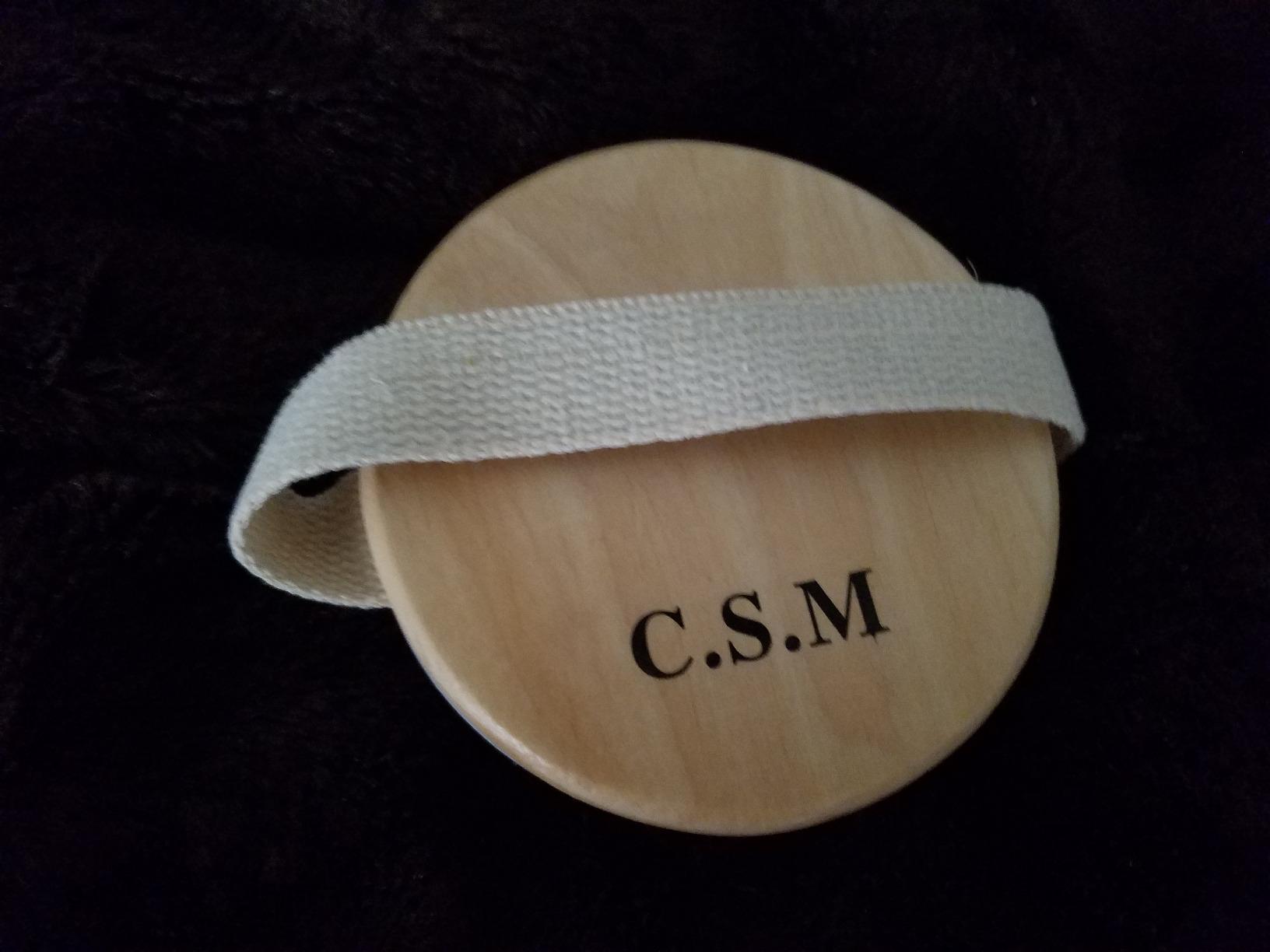 CSM Dry Brushing Body Brush for Lymphatic Drainage - Natural Boar Bristle Exfoliating Brush Set with Face Brush for Cellulite, Circulation & Glowing Skin customer photo 2