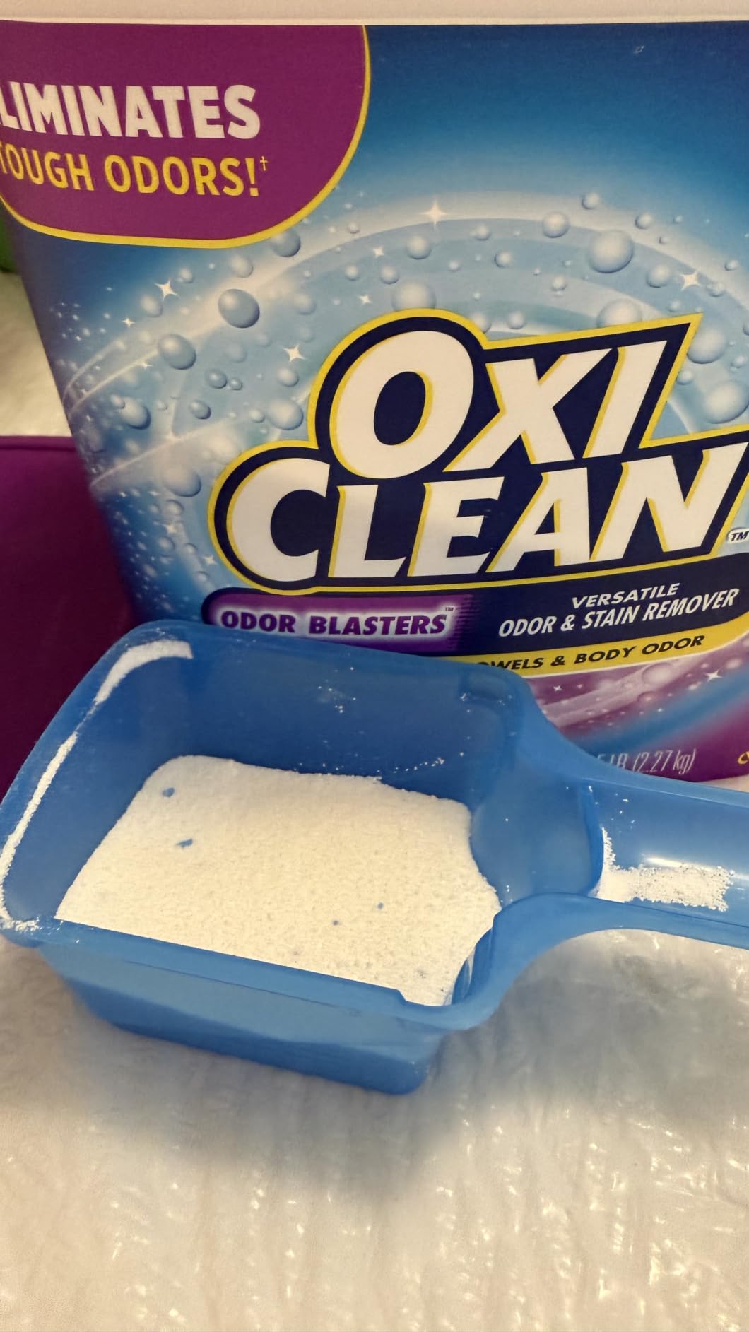 OxiClean Odor Blasters Versatile Odor and Stain Remover Powder, 5 lb customer photo 2