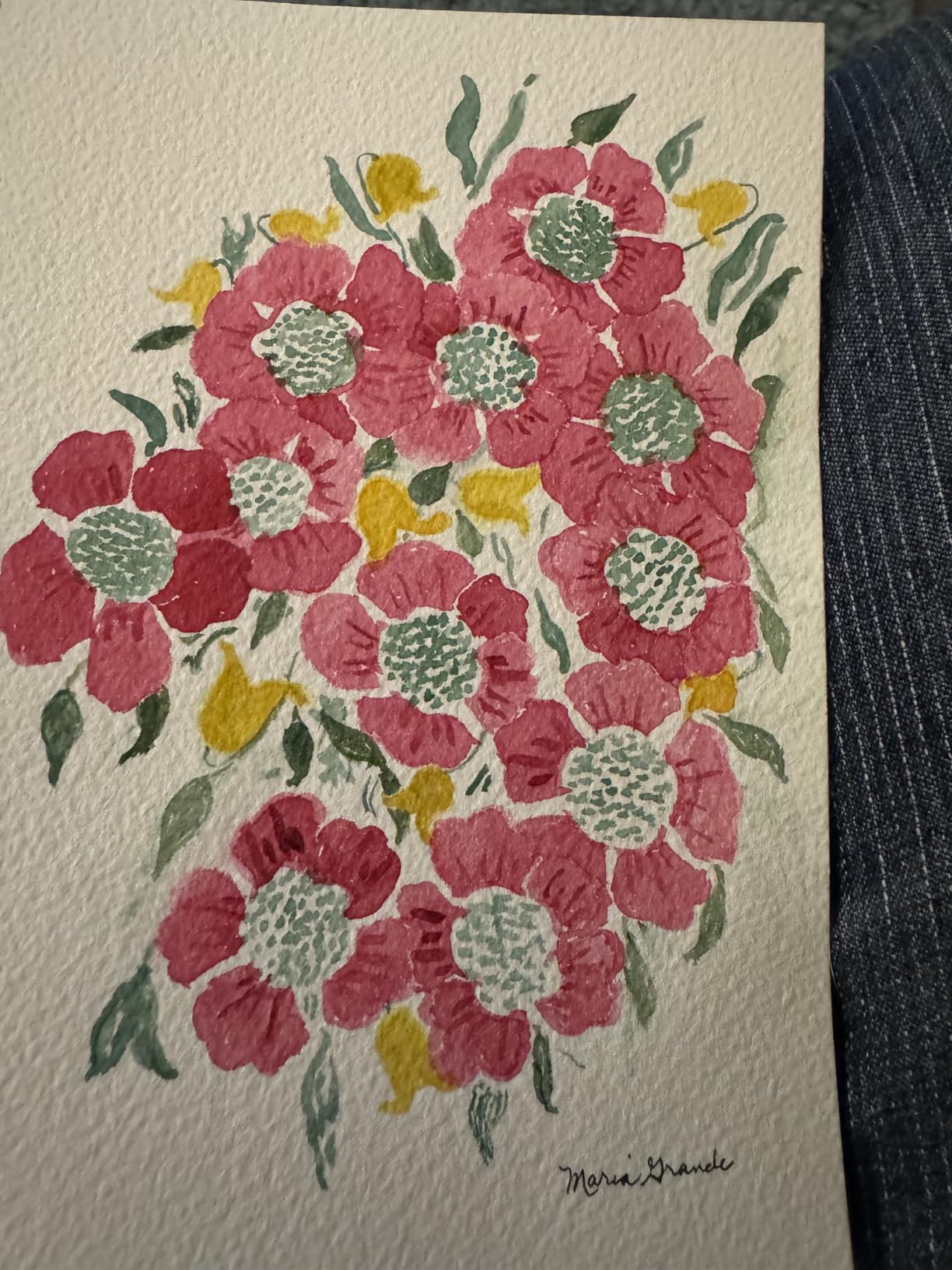 Princeton Velvetouch, Series 3950, Paint Brush for Acrylic, Oil and Watercolor, Fan, 10/0 customer photo 1