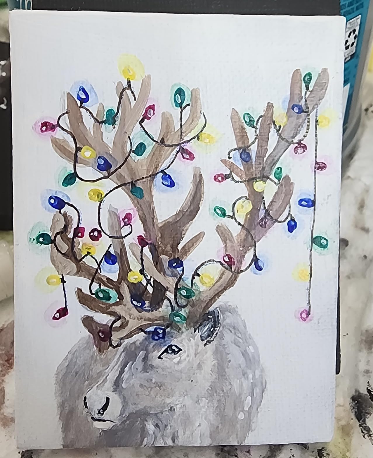 Princeton Velvetouch, Series 3950, Paint Brush for Acrylic, Oil and Watercolor, Fan, 10/0 customer photo 2