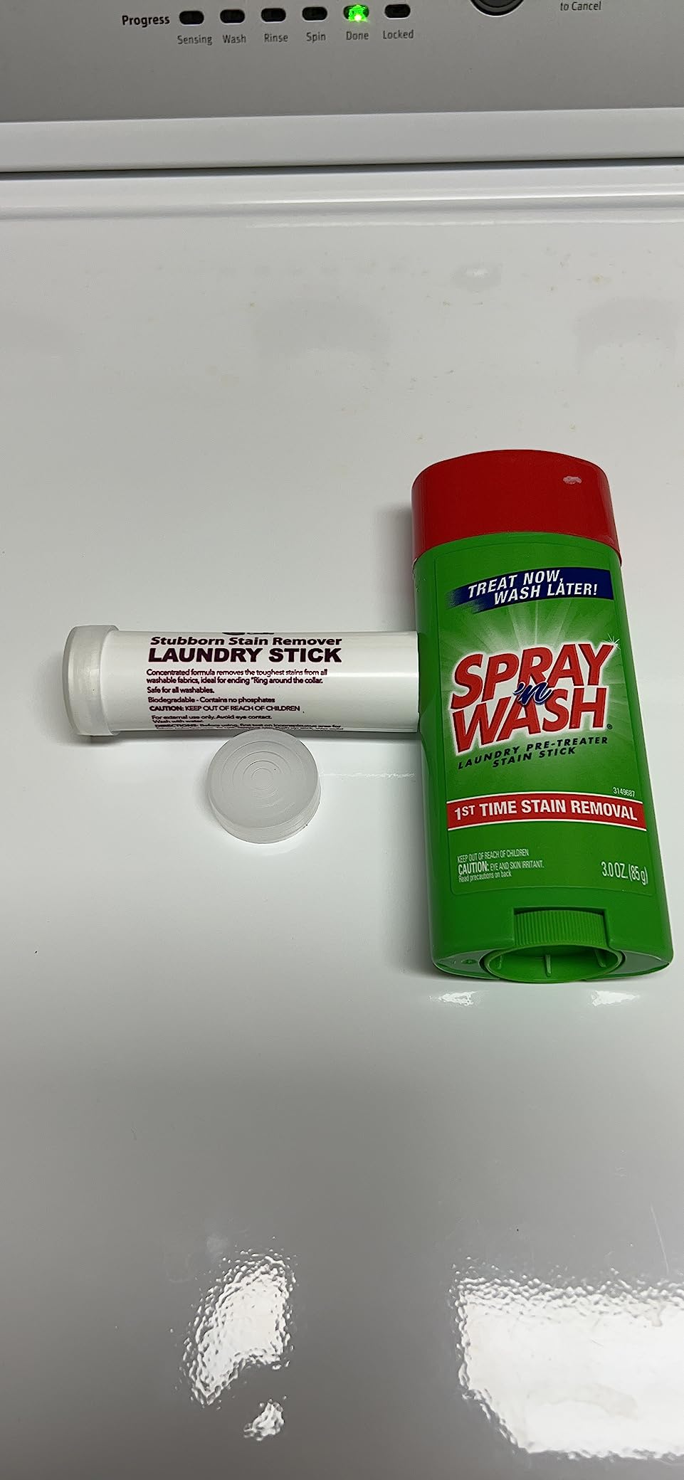 Laundry Stain Remover Stick – Pre-Wash Spot Cleaner for Clothes, Cotton, Wool & Synthetics – Removes Coffee, Wine, Oil, Ink & Food Stains – Travel-Friendly Portable Laundry Stick, 2 Pack customer photo 1