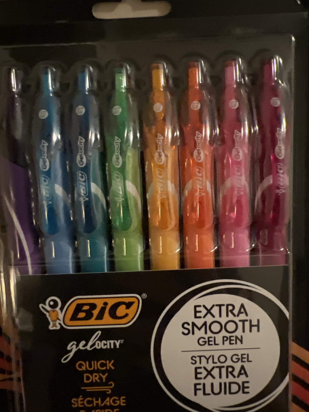 BIC Gelocity Quick Dry Gel Pens, Medium Point, 0.7 mm, 8-Count Pack customer photo 2