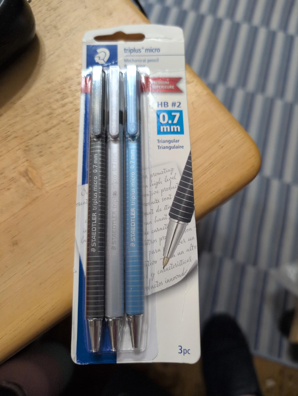 STAEDTLER Triplus Micro Mechanical Pencils 0.7mm HB #2, Ergonomic, 3-Pack with Twist-Top Eraser, Drawing & Drafting Tools, Break-Resistant Lead customer photo 1
