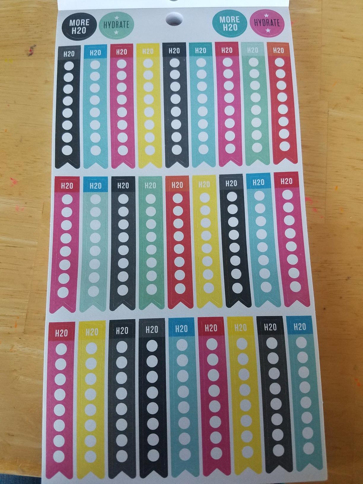 me & my BIG ideas Sticker Value Pack - The Happy Planner Scrapbooking Supplies - Productivity Theme - Multi-Color & Gold Foil - Great for Projects, Scrapbooks & Albums - 30 Sheets, 985 Stickers Total customer photo 2