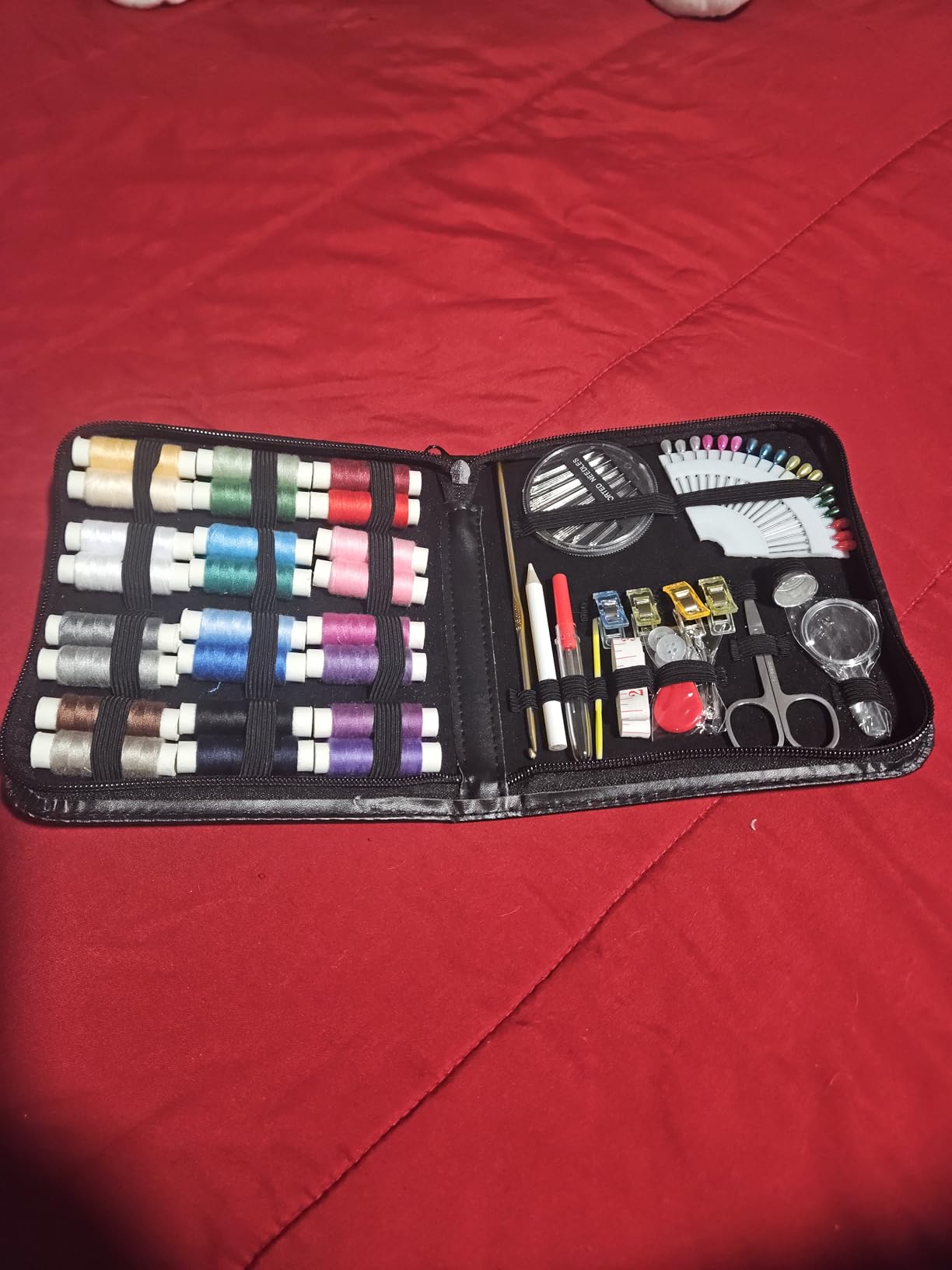 94-Piece Travel Sewing Kit for Adults & Kids, Small Needle & Thread Kit customer photo 2