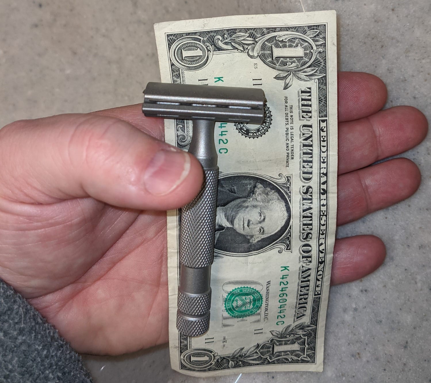 Rockwell Razors 6S Matte Stainless Steel Safety Razor. Adjustable Single Blade Razor With 6 Shave Settings and 5 Recyclable Blades. Custom Shaves For Men and Women. Reduces Razor Burn and Irritation. customer photo 1