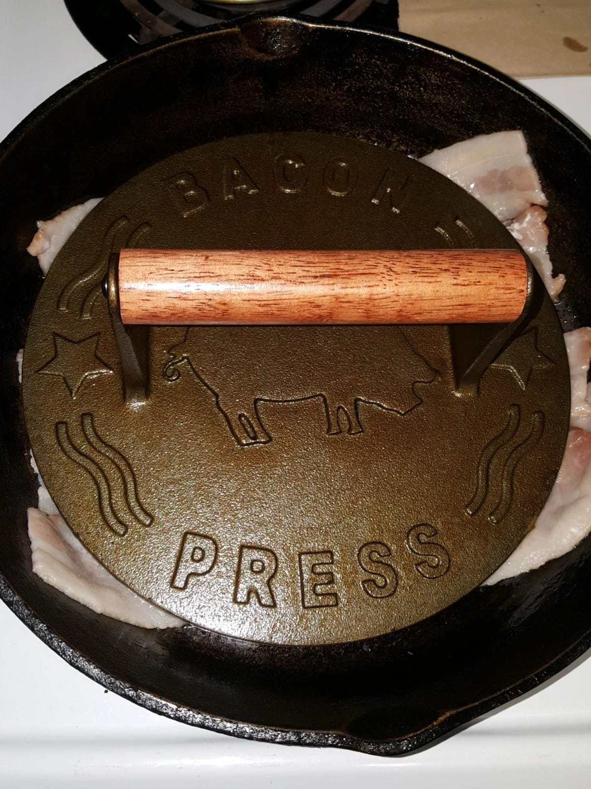 Bellemain Smash Burger Press, Grill Press, Bacon Press, Meat Press, 7 Inch customer photo 1