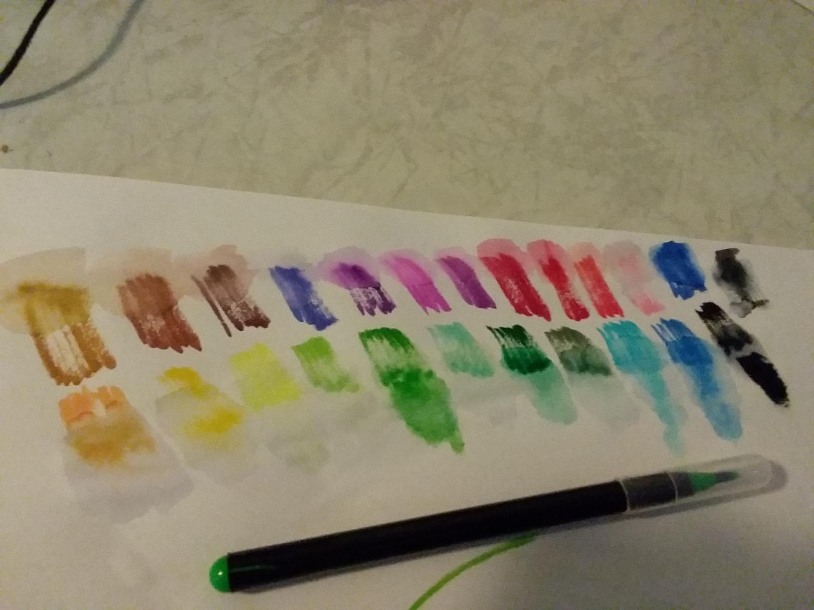 Castle Art Supplies Watercolor Brush Pens for Artists - 24 Colors customer photo 1