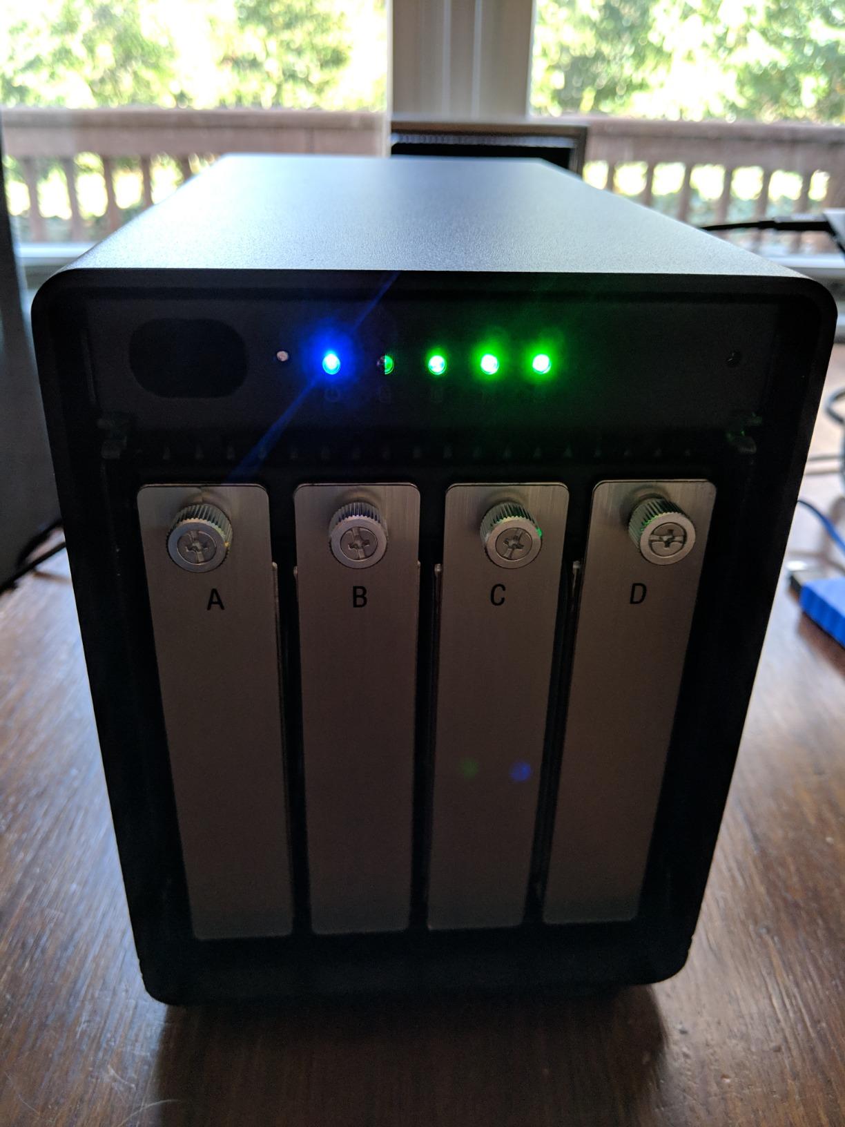 OWC ThunderBay 4 Thunderbolt 40Gb/s Four-Bay SATA Enclosure w/ SoftRAID customer photo 1