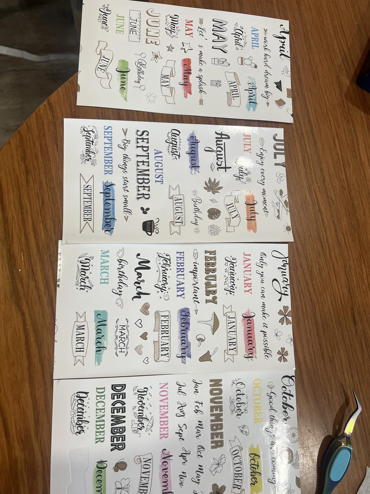 Paper House Productions Planner Sticker Pack of 4 Sticker Sheets for Planners, Journaling and Crafting - Personal Habit Trackers customer photo 2